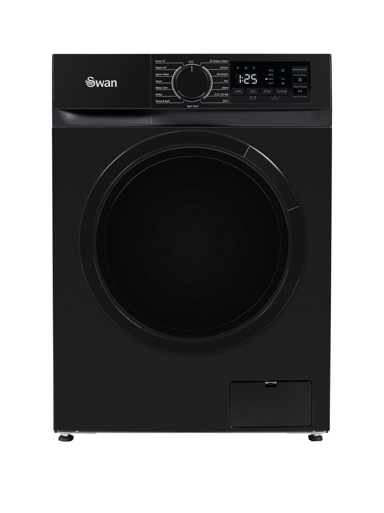 Image of Swan SW75130B 9kg 1400 Spin Freestanding Washing Machine - Black