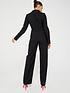  image of v-by-very-long-sleeve-tuxnbspjumpsuit-black