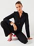  image of v-by-very-long-sleeve-tuxnbspjumpsuit-black