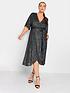  image of yours-sequin-tulip-hem-wrap-dress-silver
