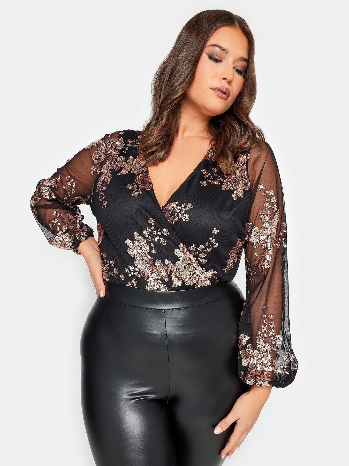 yours-sequin-floral-wrap-body