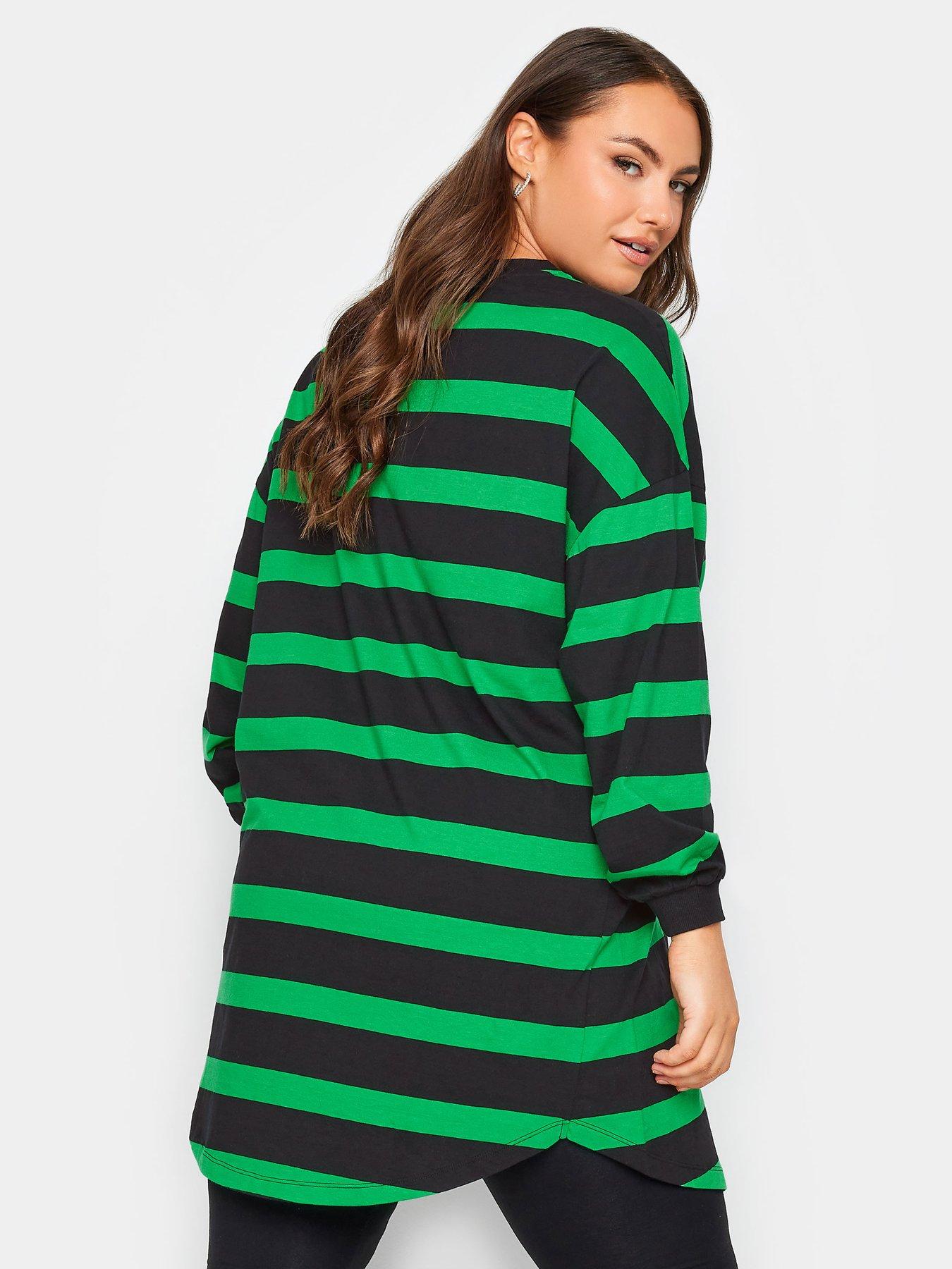 Long sleeve hotsell striped shirt dress