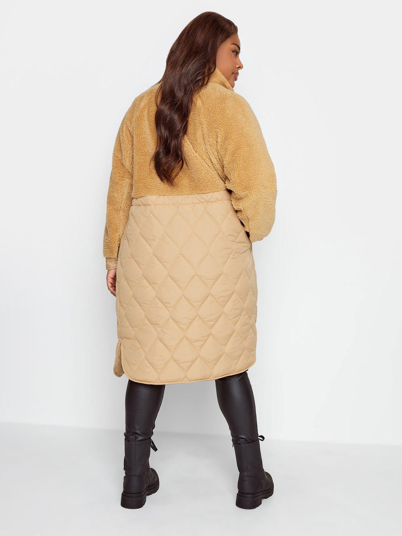 Plus size hotsell quilted coat uk