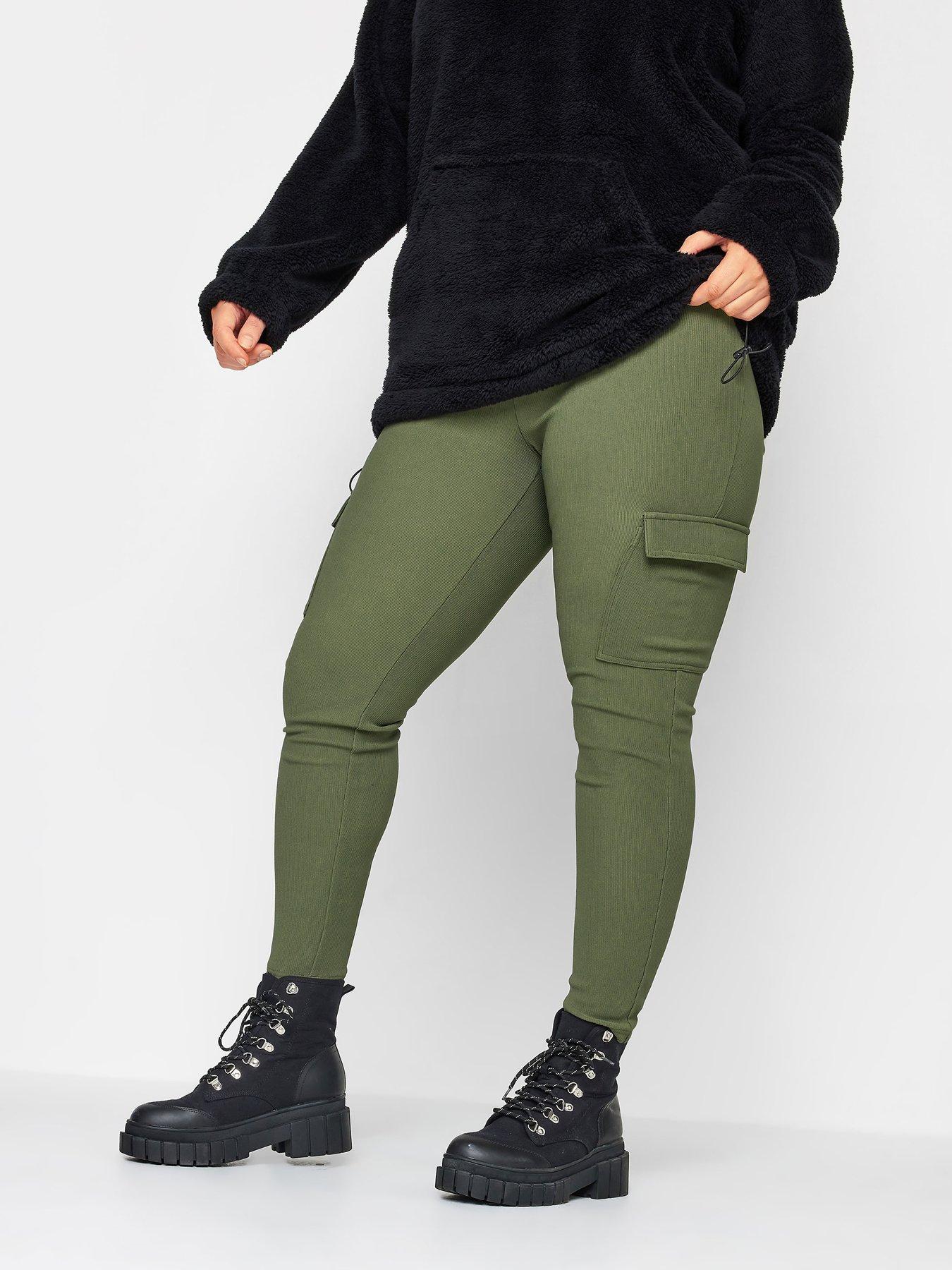 Yours Cargo Legging - Green