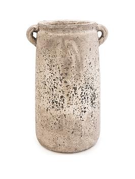 Product photograph of Very Home Distressed Urn Vase Ndash 38 Cm from very.co.uk