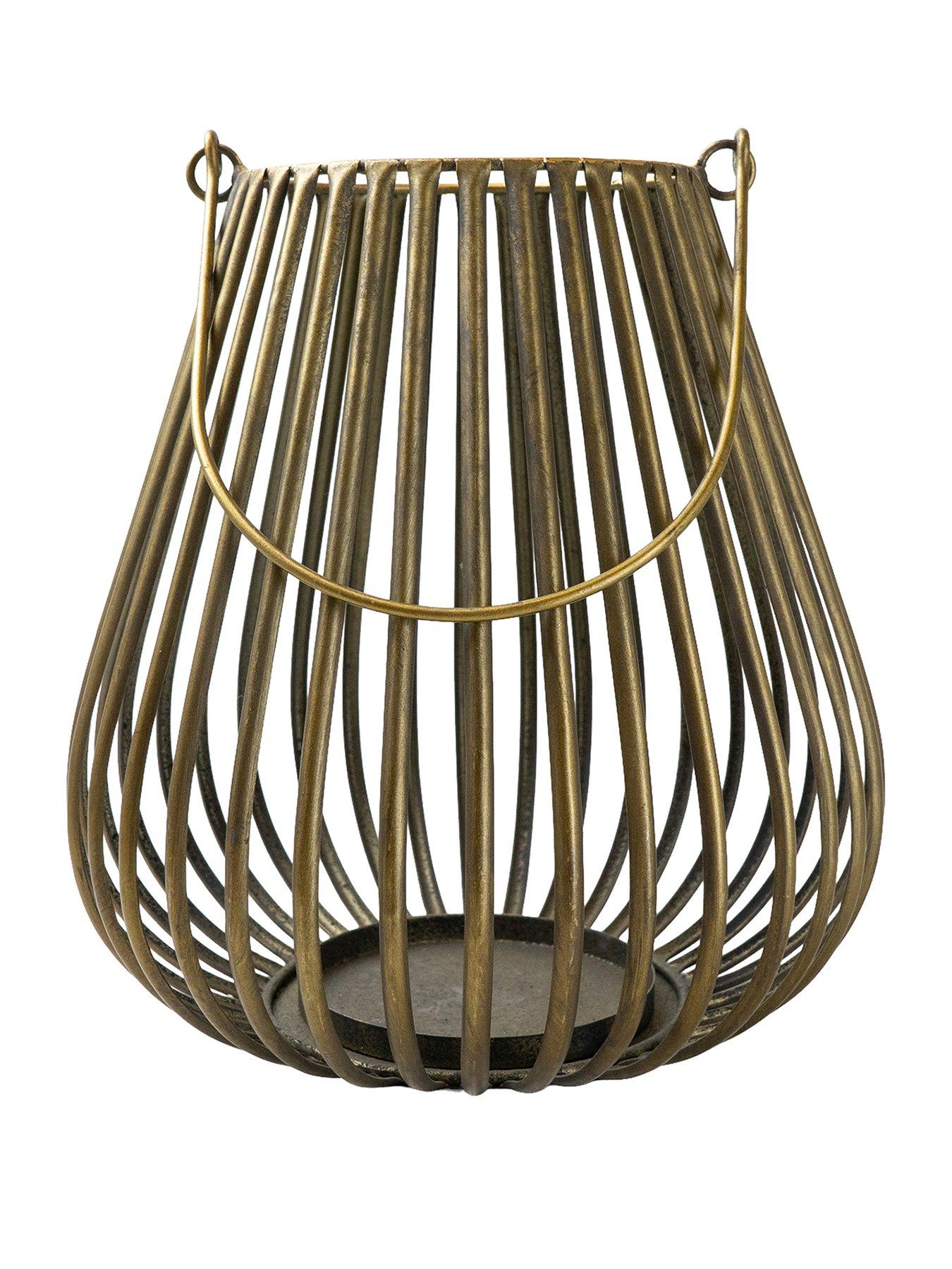 Product photograph of Very Home 24 Cm Teardrop Lantern from very.co.uk
