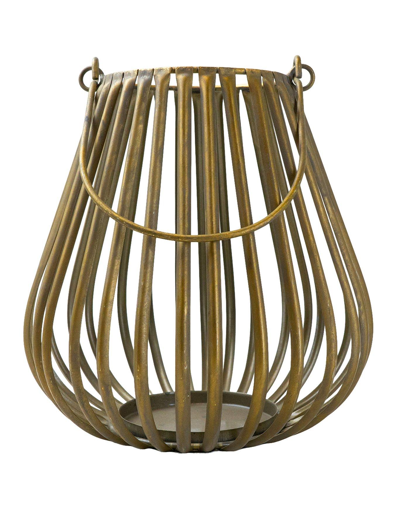 Product photograph of Very Home 20 Cm Teardrop Lantern from very.co.uk