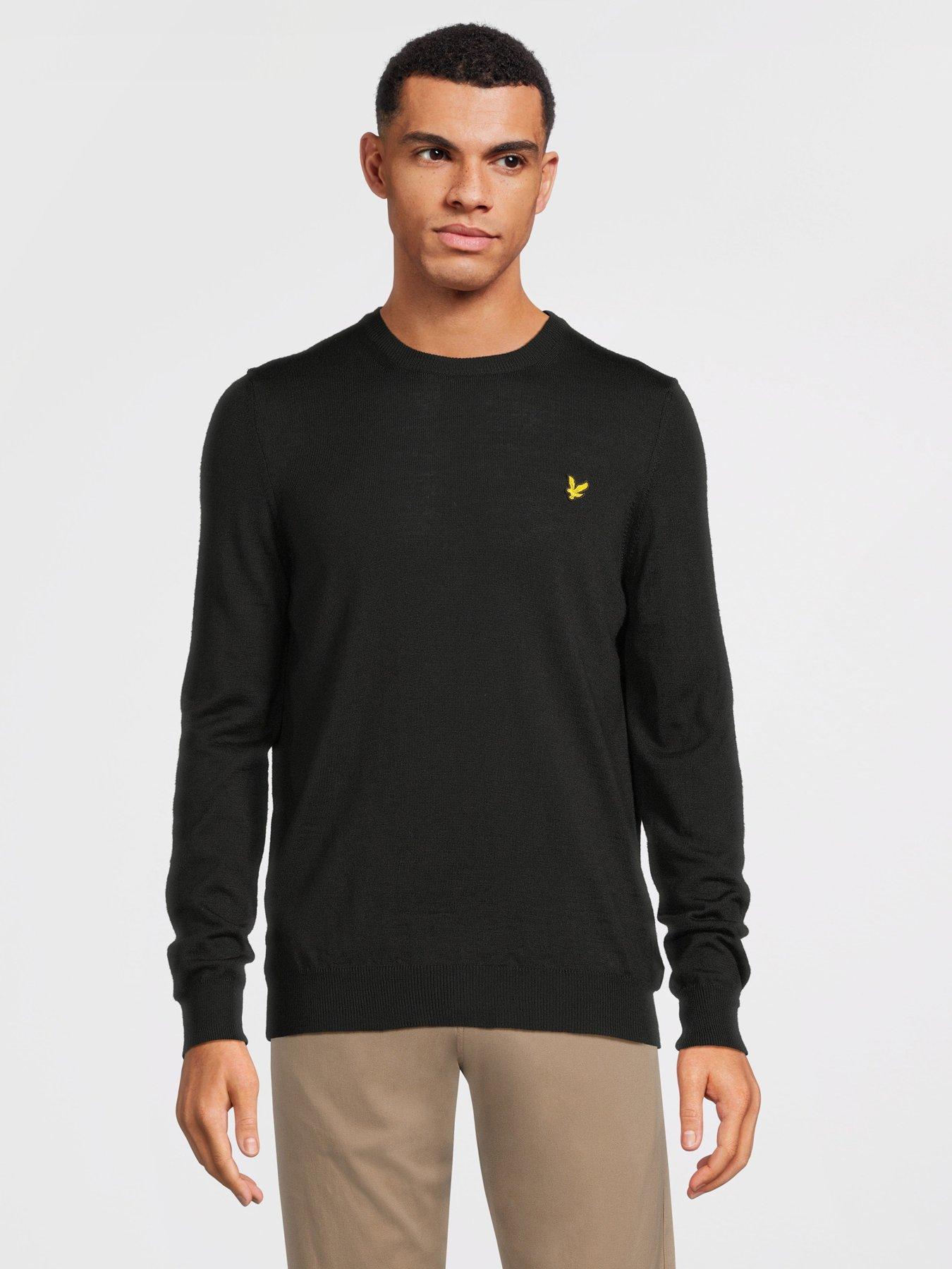 lyle-scott-golf-crew-neck-pullover-black