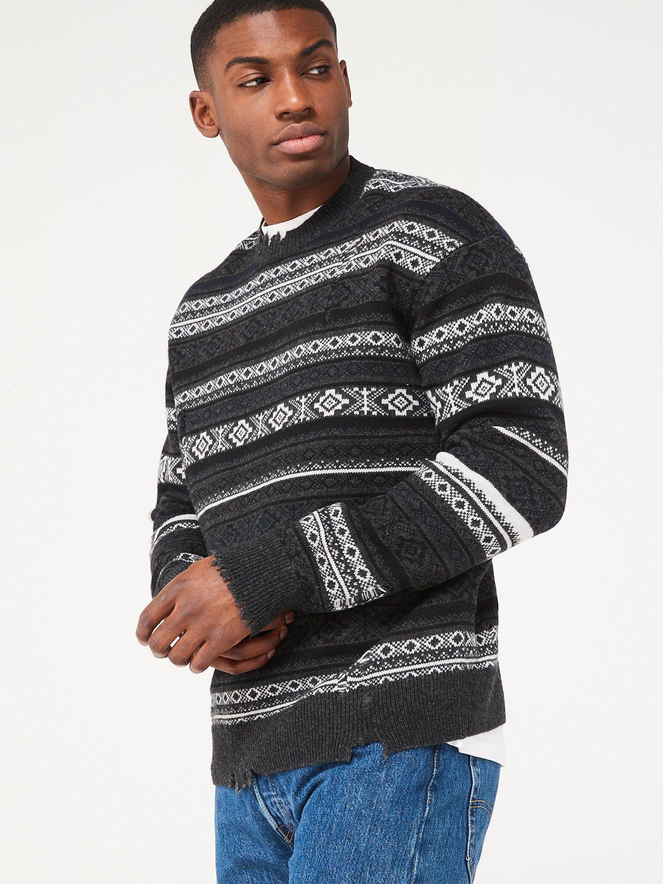 Halldor Crew Neck Jumper - Charcoal Marl