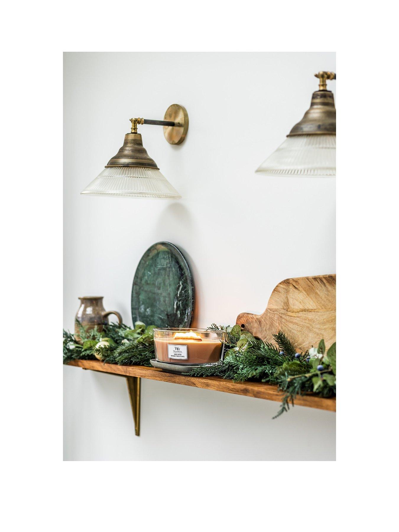 Product photograph of Woodwick Ellipse Candle Ndash Santal Myrrh from very.co.uk