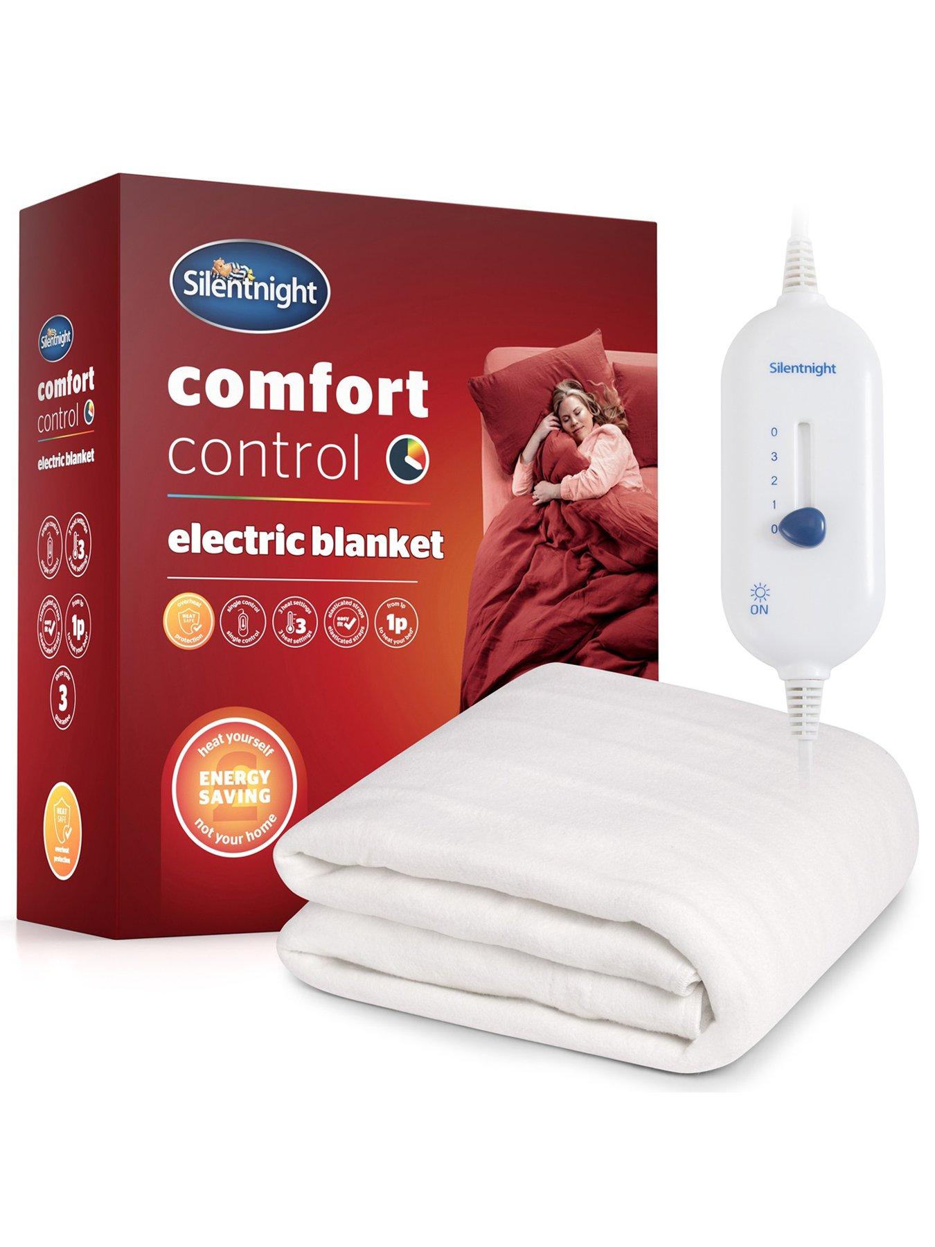 Slumberdown Wonderfully Warm Electric Blanket White Very