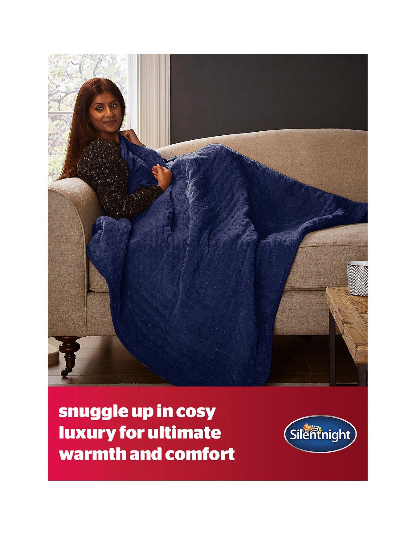 Silentnight throw grey hotsell