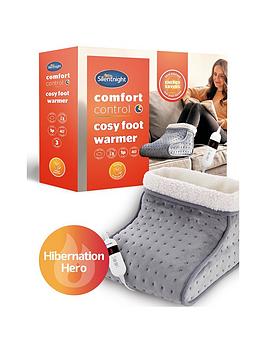 Product photograph of Silentnight Cosy Foot Warmer - Grey from very.co.uk