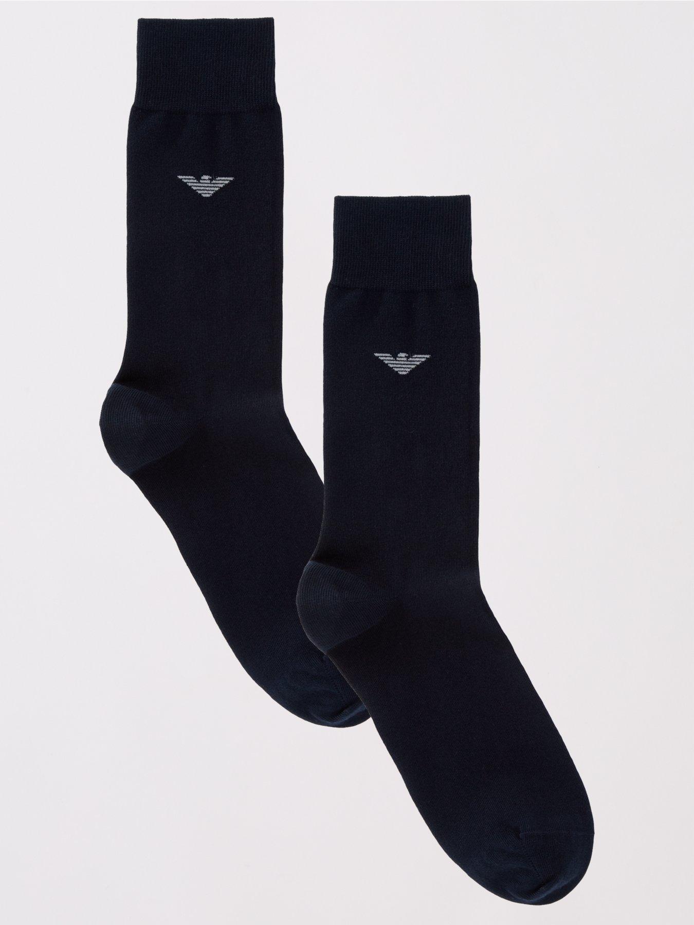 undefined 2 Pack Socks - Navy
