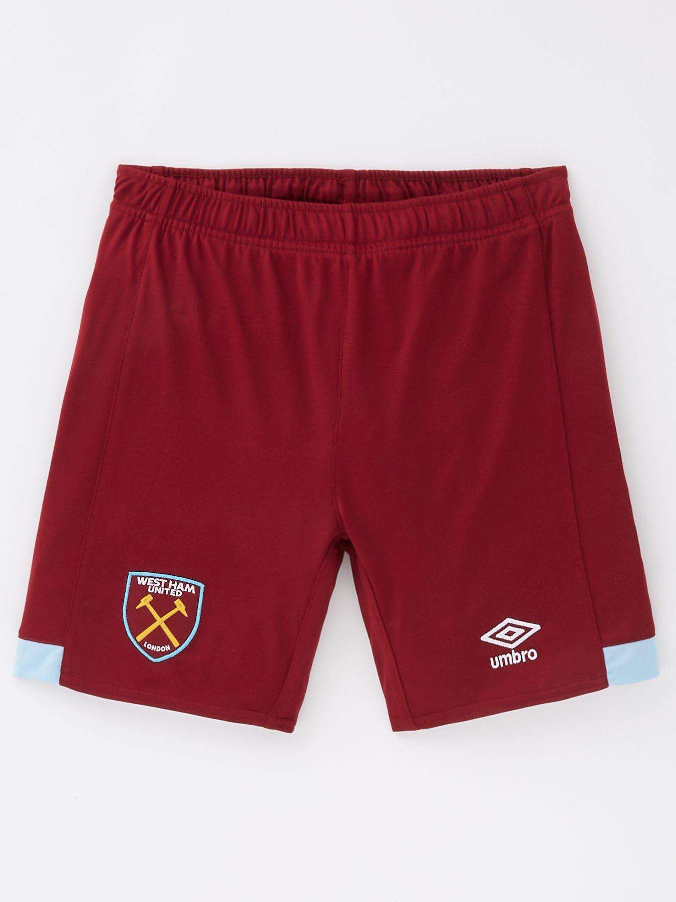 Red on sale umbro shorts