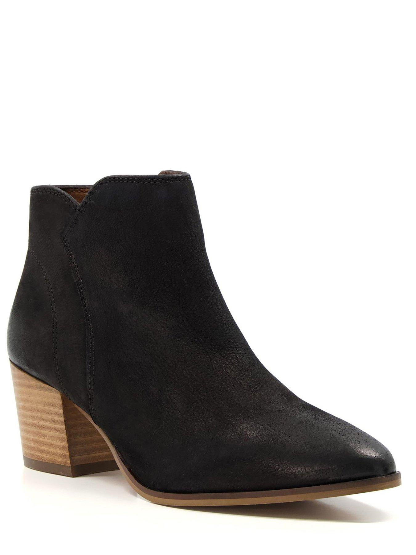 Dune grey suede deals ankle boots