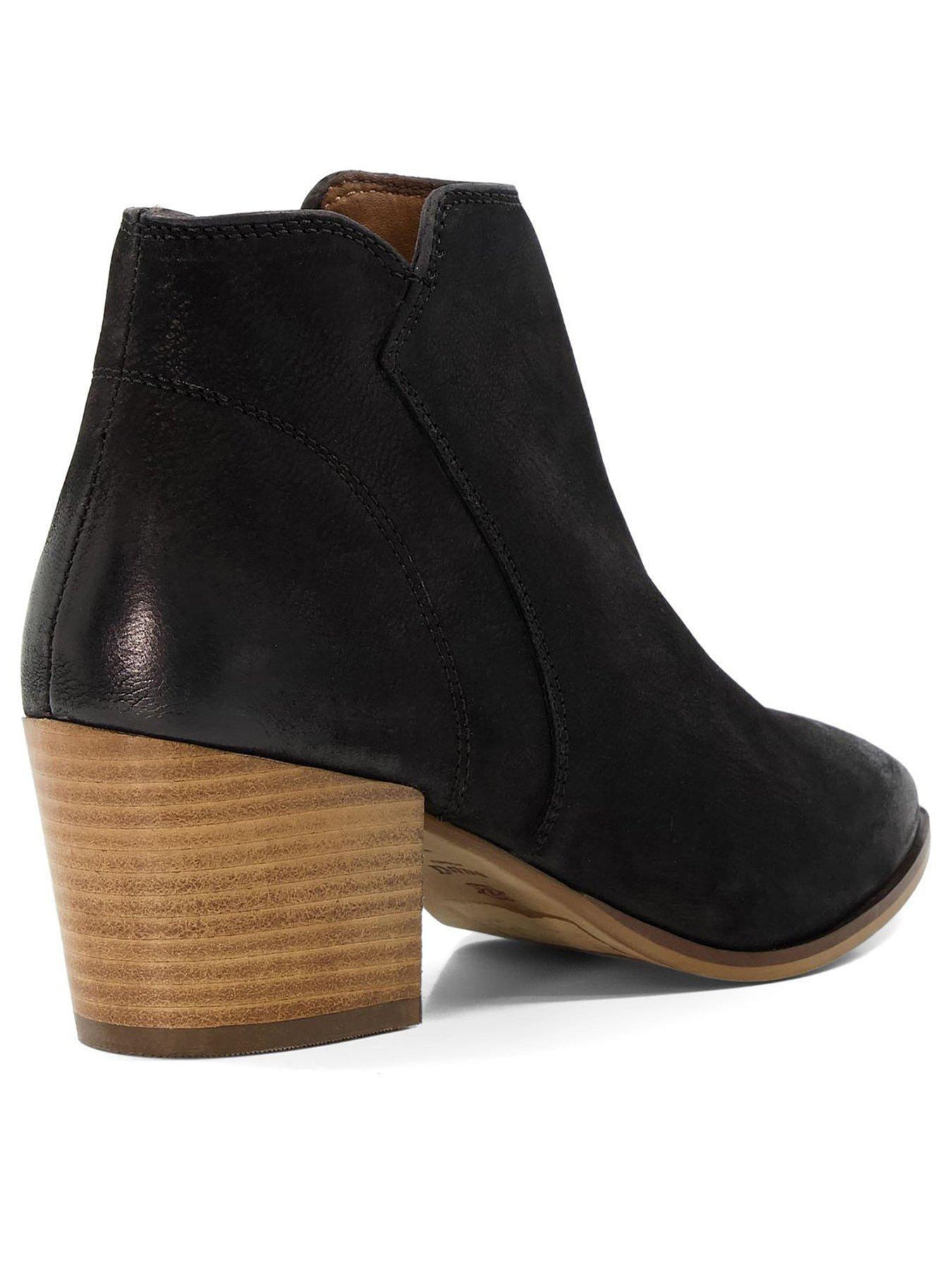 Dune wedge sale ankle boots