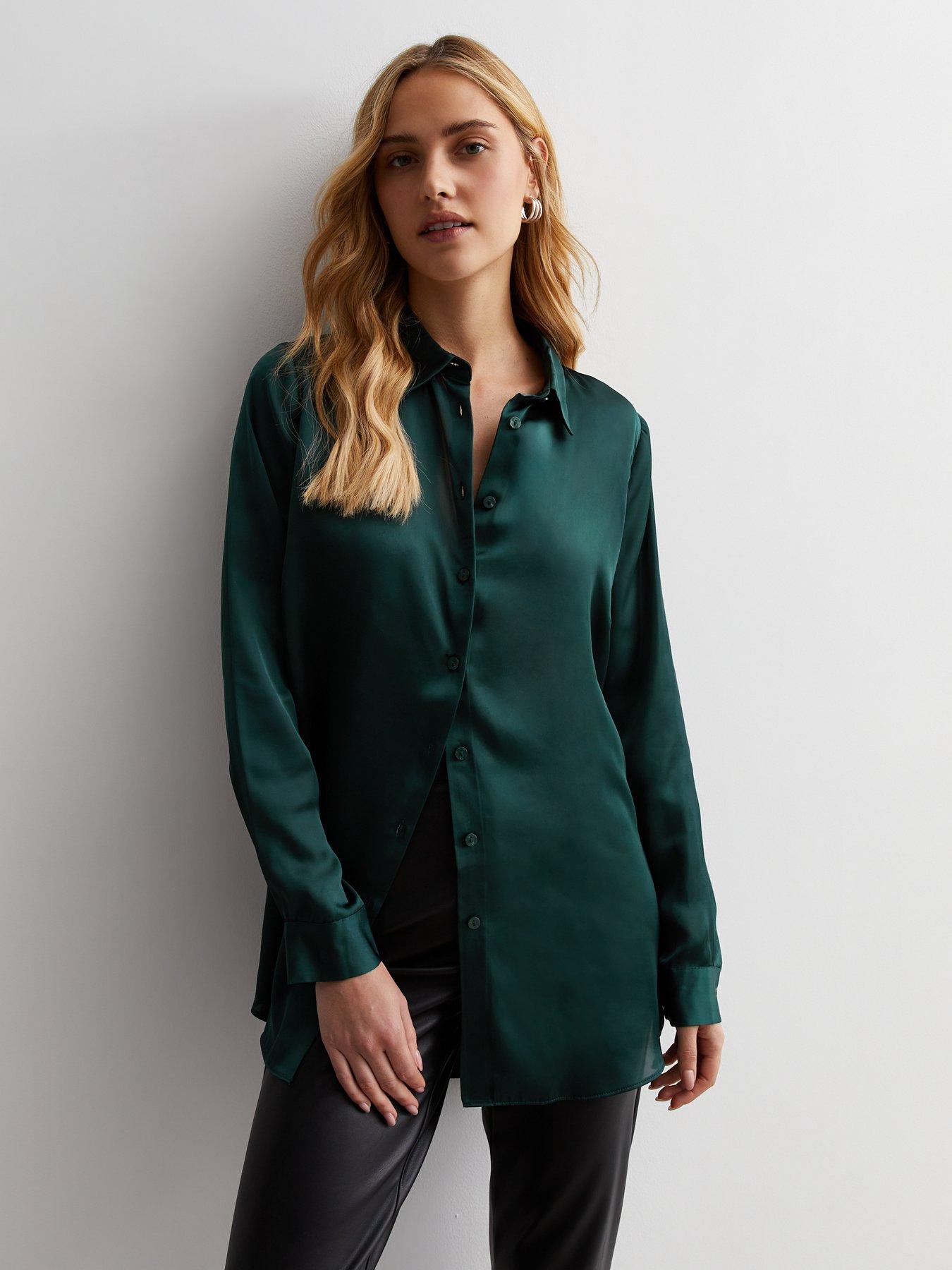 Dark green shirt outlet womens