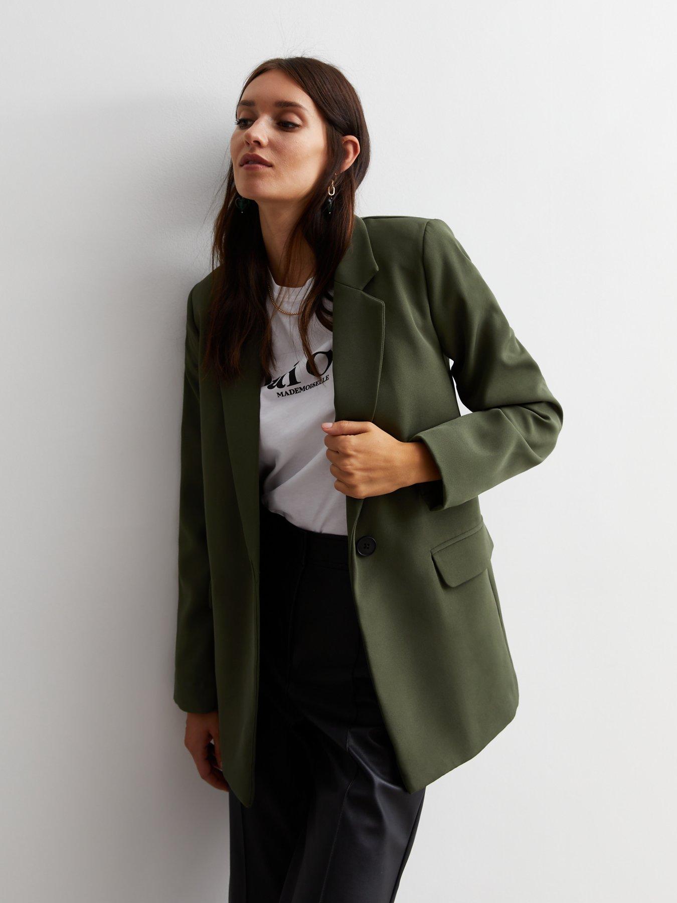 Long hotsell green blazer