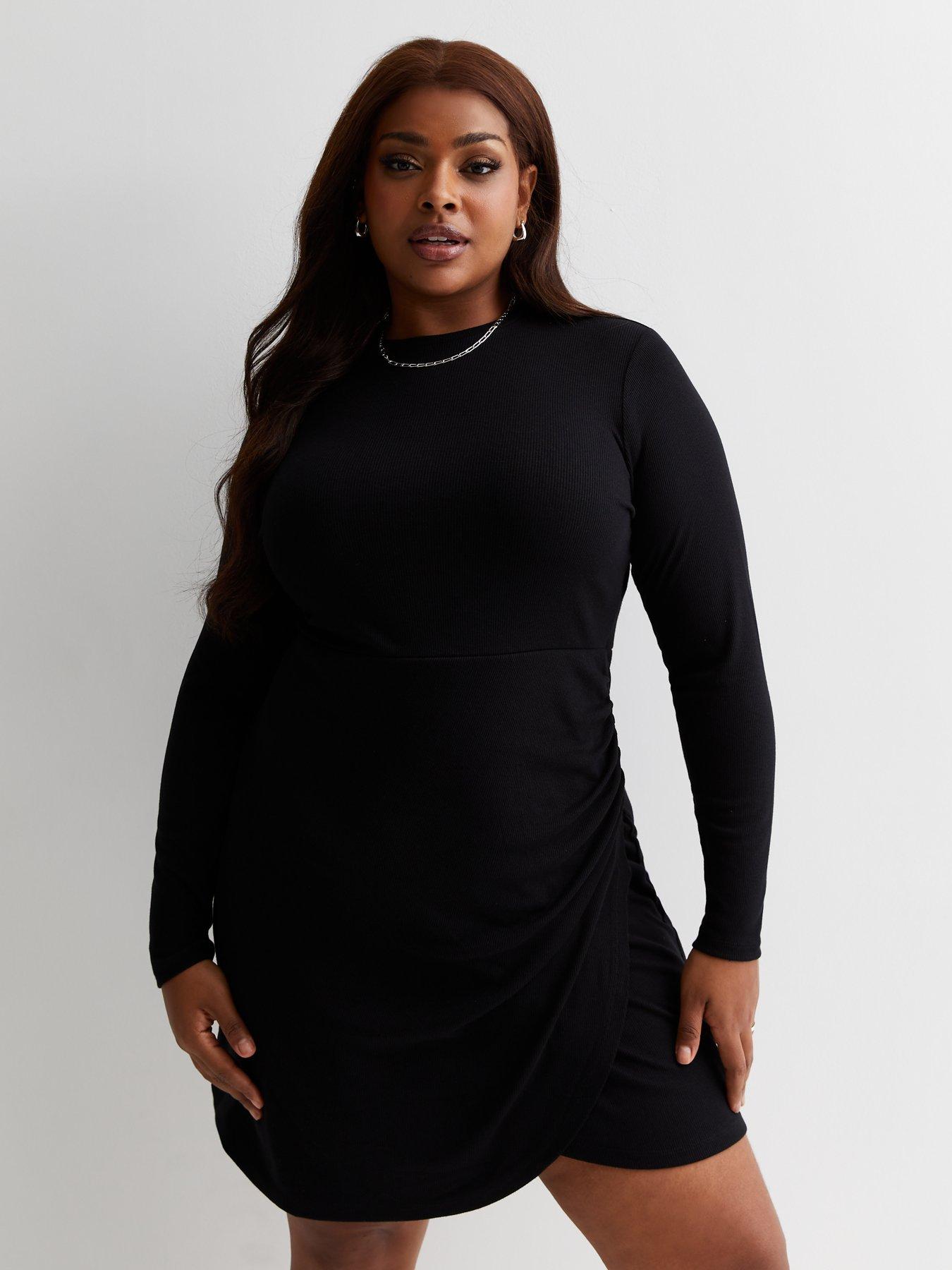 New look 2024 black bodycon dress