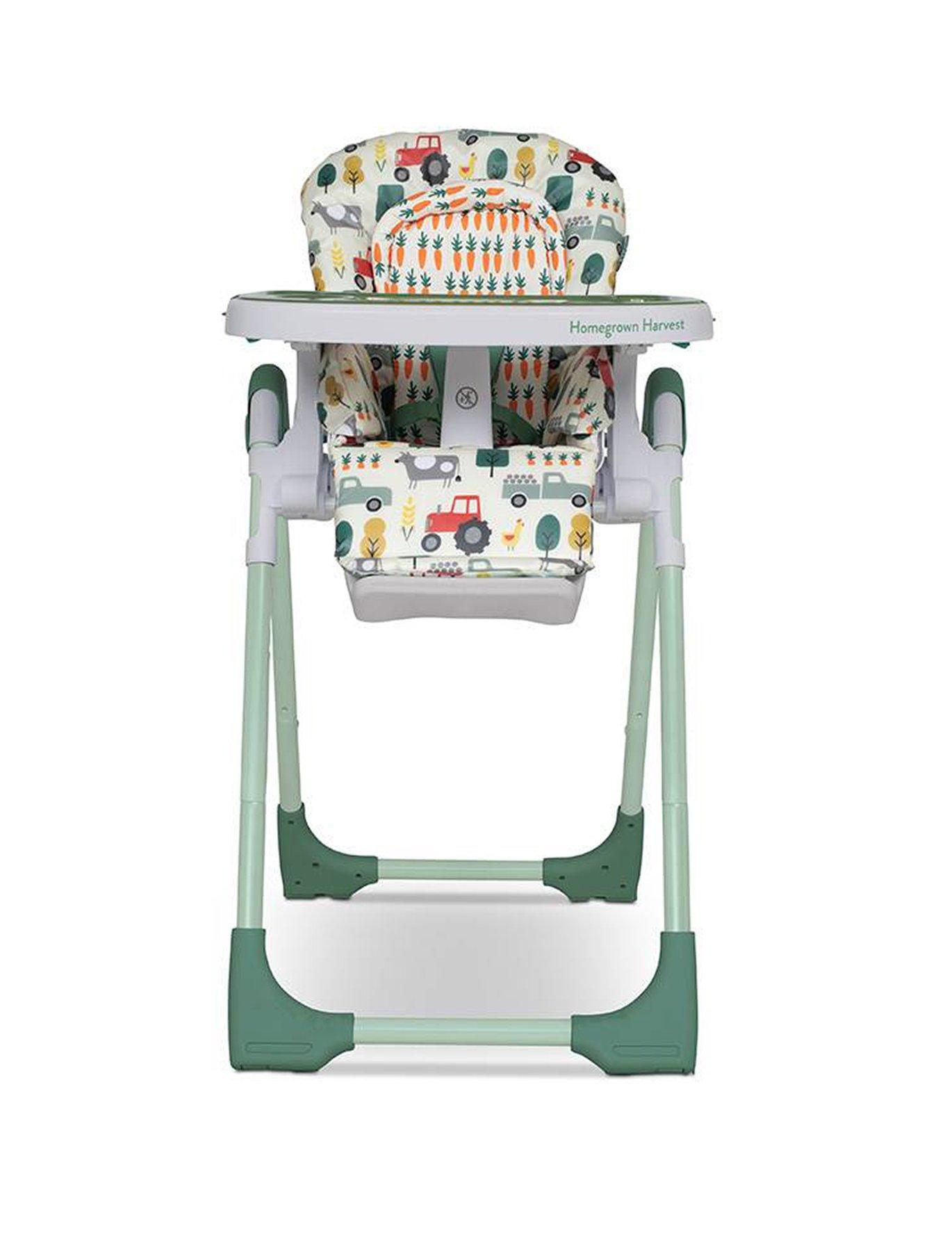 undefined Noodle 0+ Highchair, with Newborn Recline (Birth-15kg) - Old Macdonald