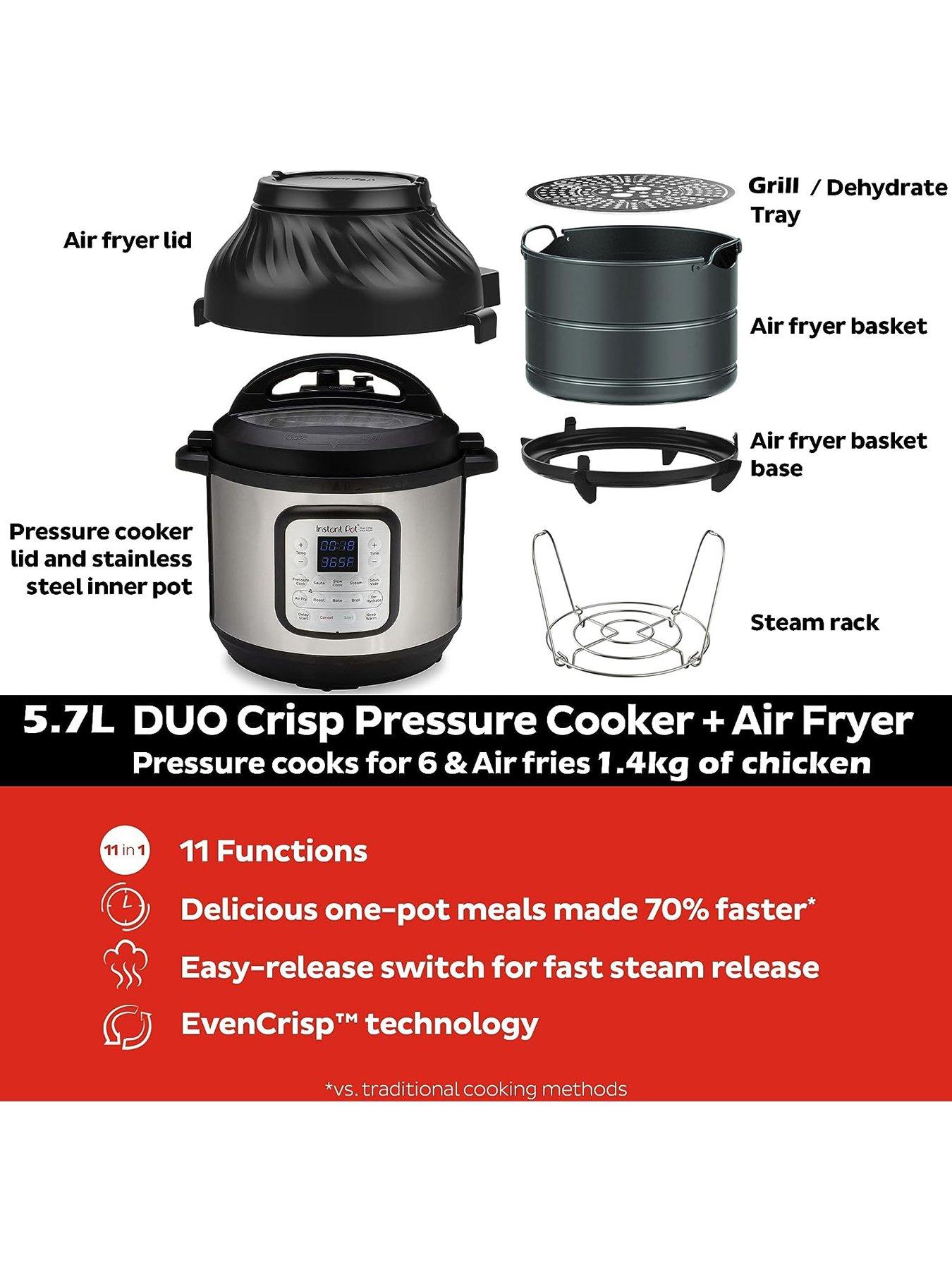 Instant Pot Duo Crisp Air Fryer Smart Cooker Air Fryer