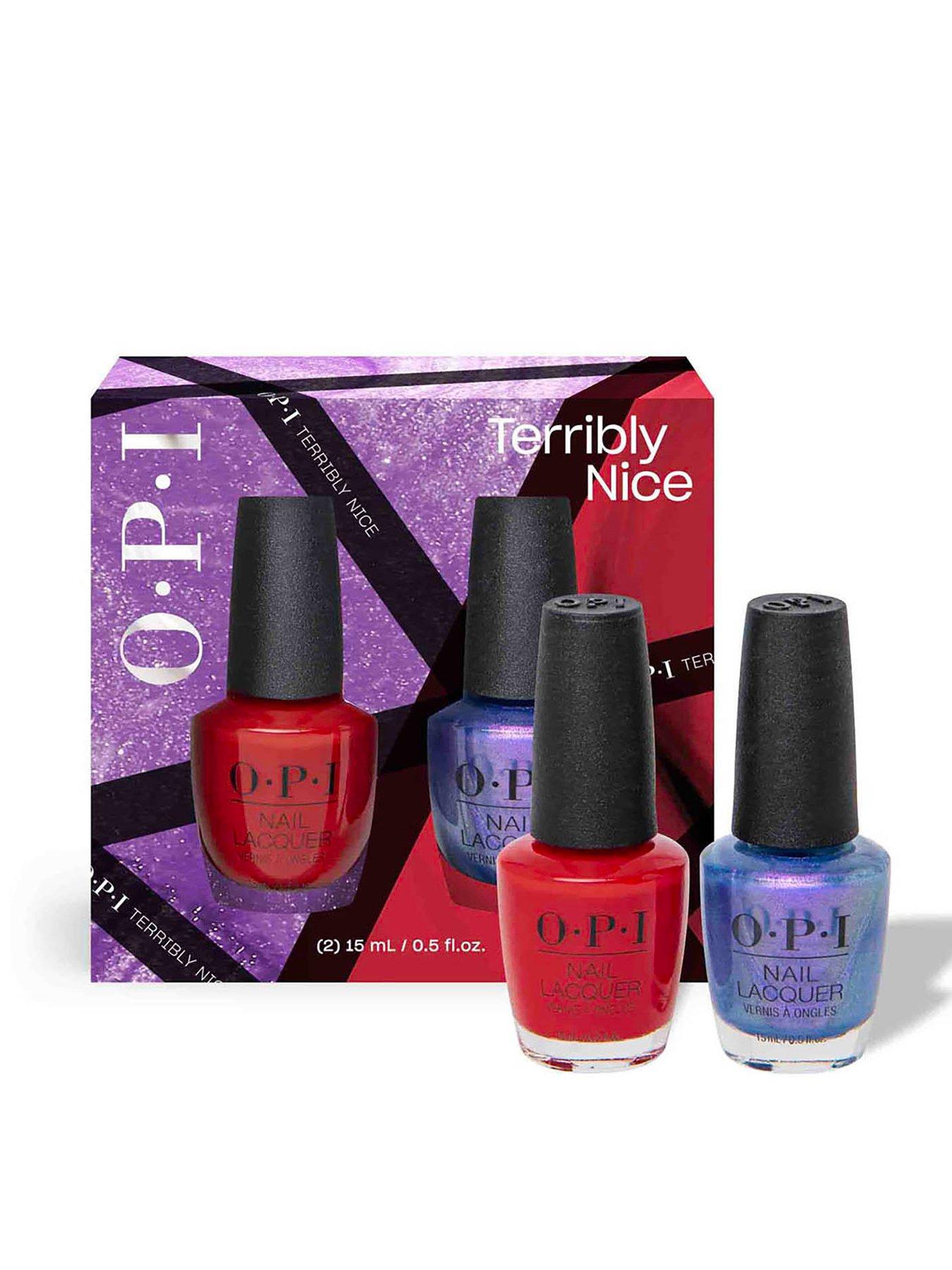 OPI Terribly Nice Holiday Collection, Nail Lacquer Duo Pack 2 x 15ml ...