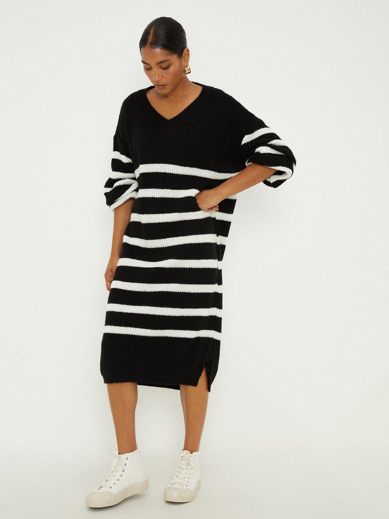 Love Moschino striped t shirt dress in multi