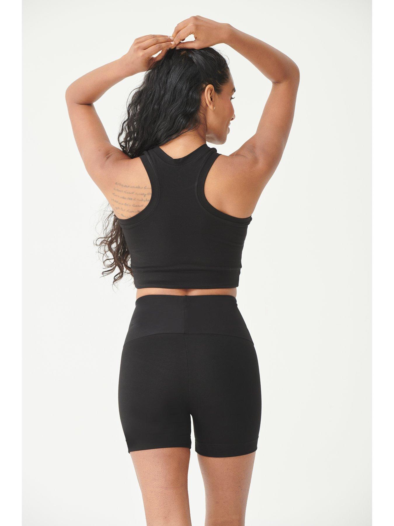 Image 2 of 5 of TLC Sport Performance Extra Strong Compression Micron Shorts With Tummy Control - Black