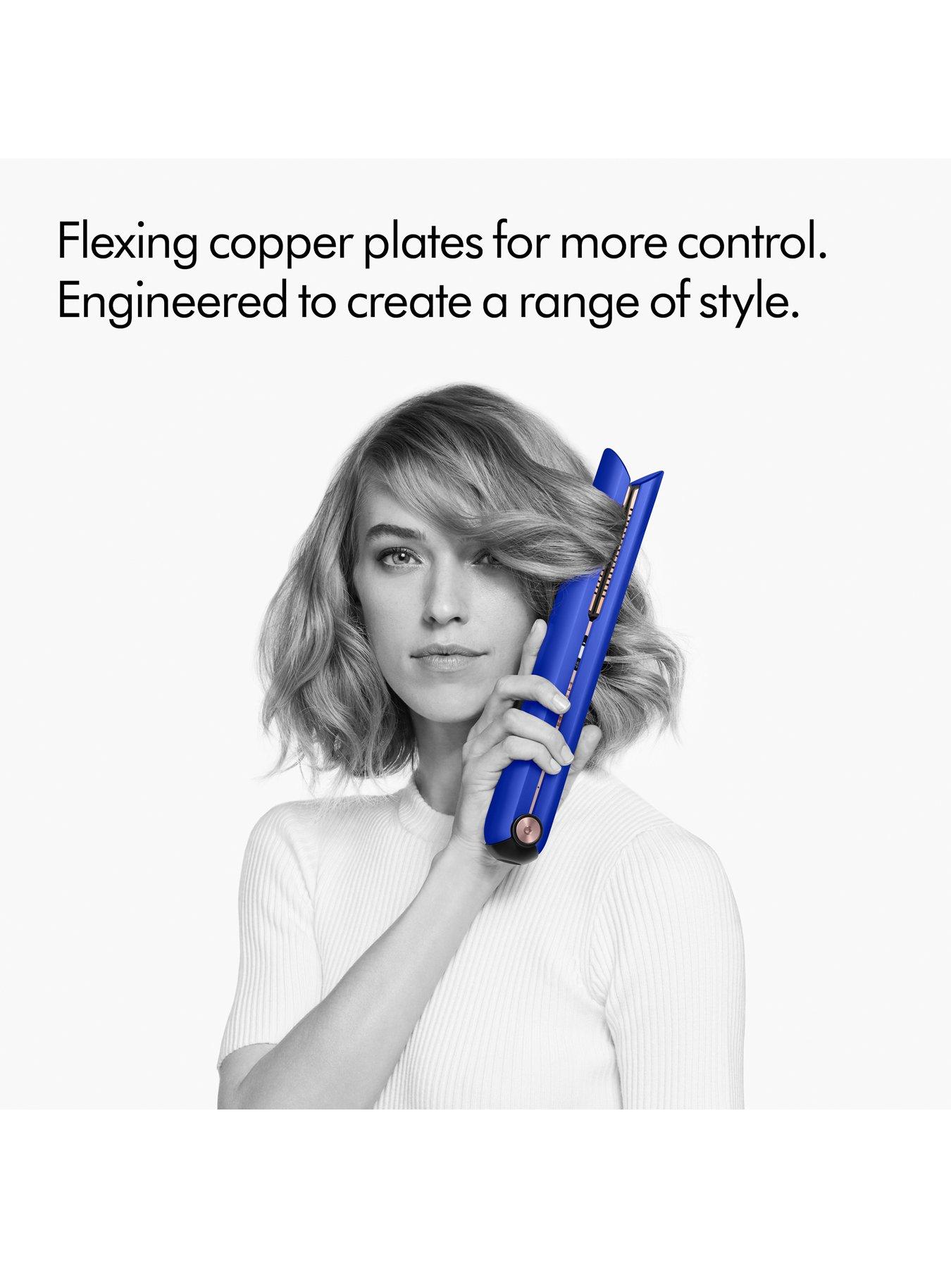 Image 4 of 7 of Dyson Corrale&trade; Cordless Hair Straightener - Vinca Blue &amp; Ros&eacute;