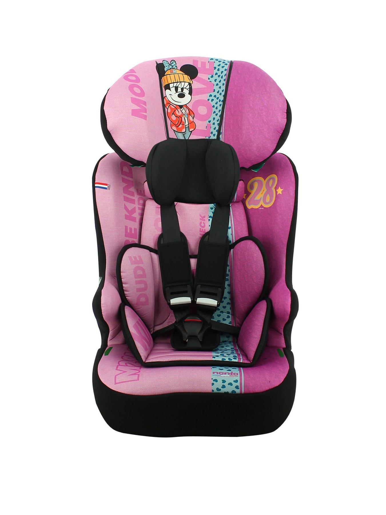 Disney Race I Belt fitted High Back Booster Car Seat 76 140cm 9 months 12 years