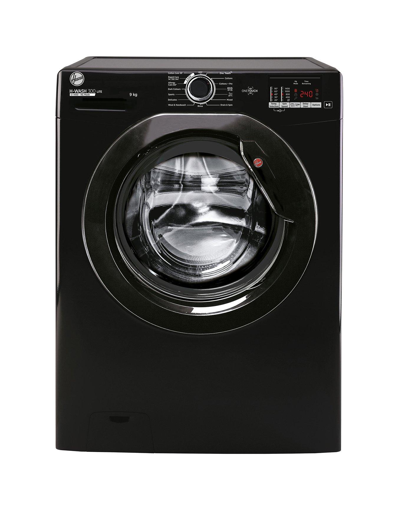 Hoover H3W492DABB4/1-80 Washing Machine, 9kg, 1400 spin - Black