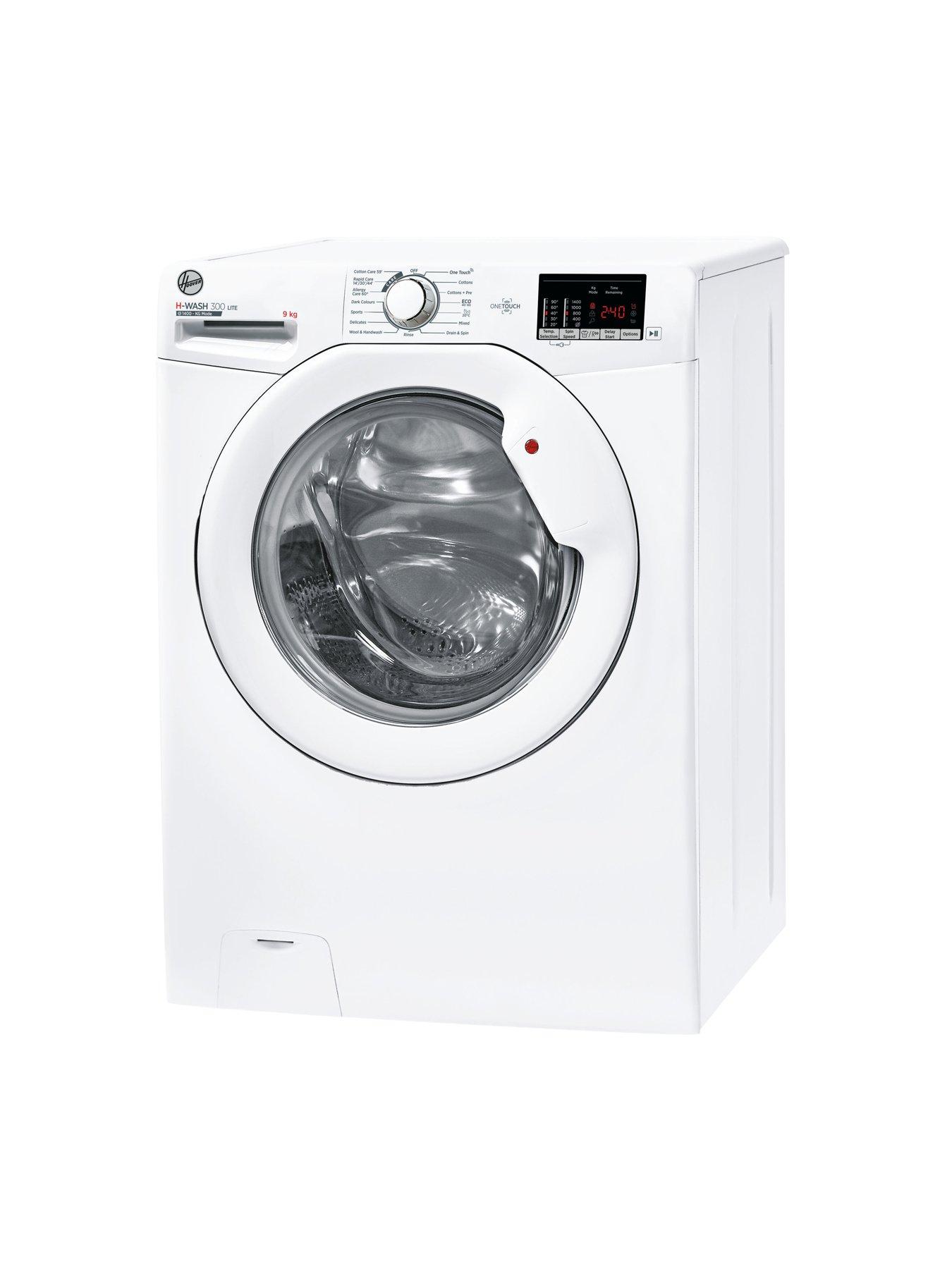 Hoover H-WASH 300 LITE H3W492DA4/1-80 9kg Load, 1400 Spin Washing ...