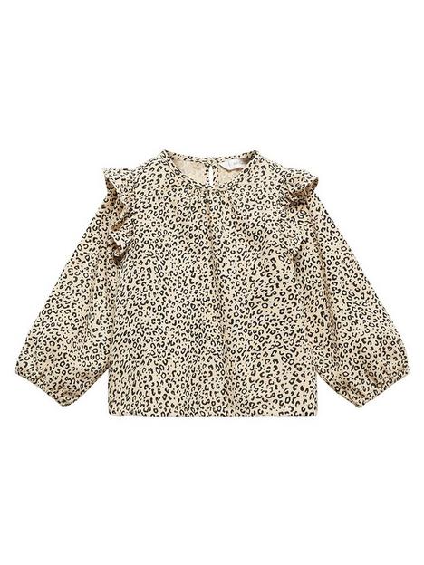 mango-younger-girls-leopard-print-long-sleeve-blouse--light-cream