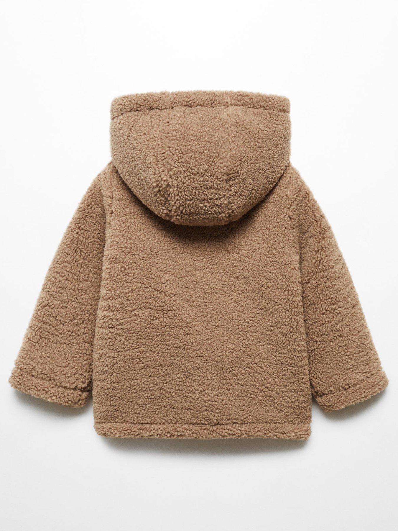 Brown Teddy Fleece Coat