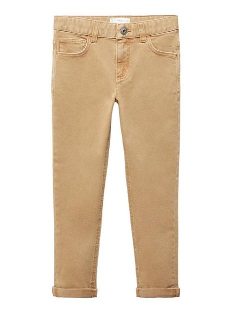 mango-boys-coloured-jeans-brown