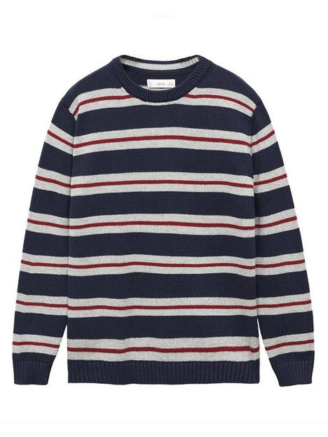 mango-younger-boys-striped-knitted-jumper-navy