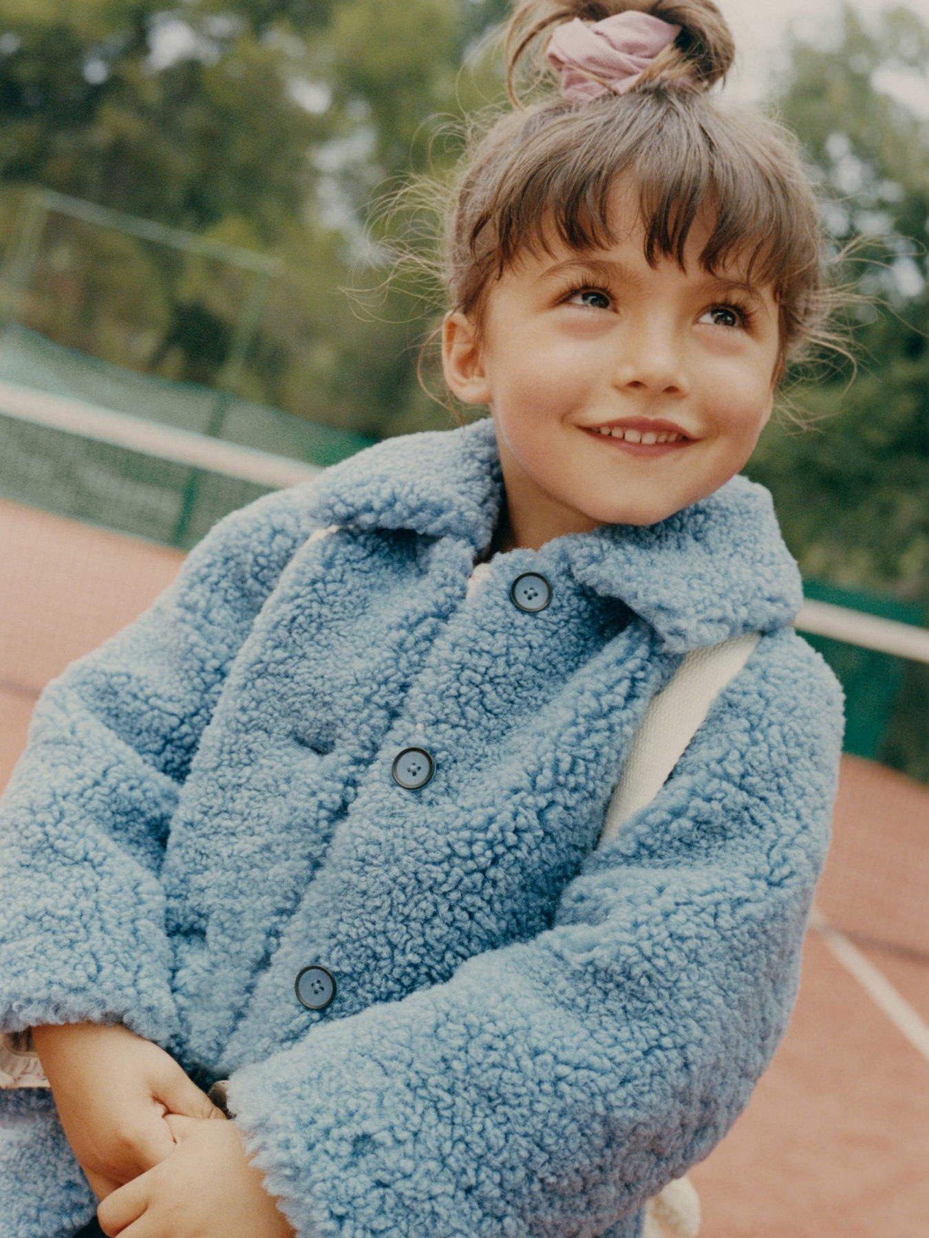 Baby blue teddy hotsell bear coat