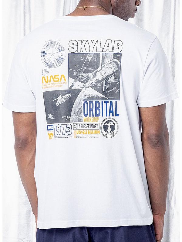 Alpha Industries Skylab NASA T-Shirt - White