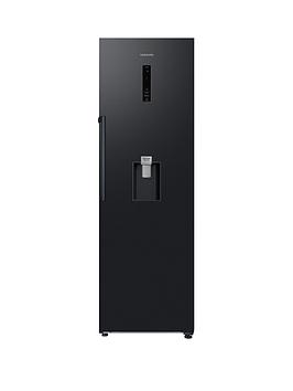 Product photograph of Samsung Rr7000 Rr39c7dj5bn Eu 60cm Wide Tall One-door Fridge With Non-plumbed Water Dispenser - E Rated - New Empire Black from very.co.uk