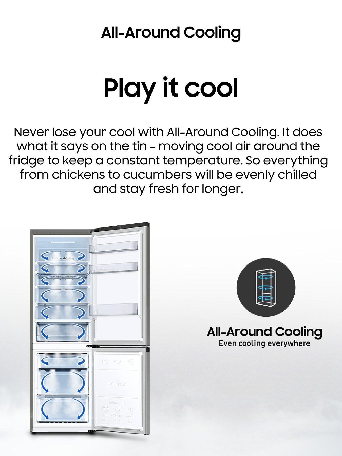 Image 4 of 8 of Samsung RB33B610ESA/EU Classic Fridge Freezer with SpaceMax&trade; Technology - E Rated -&nbsp;Silver