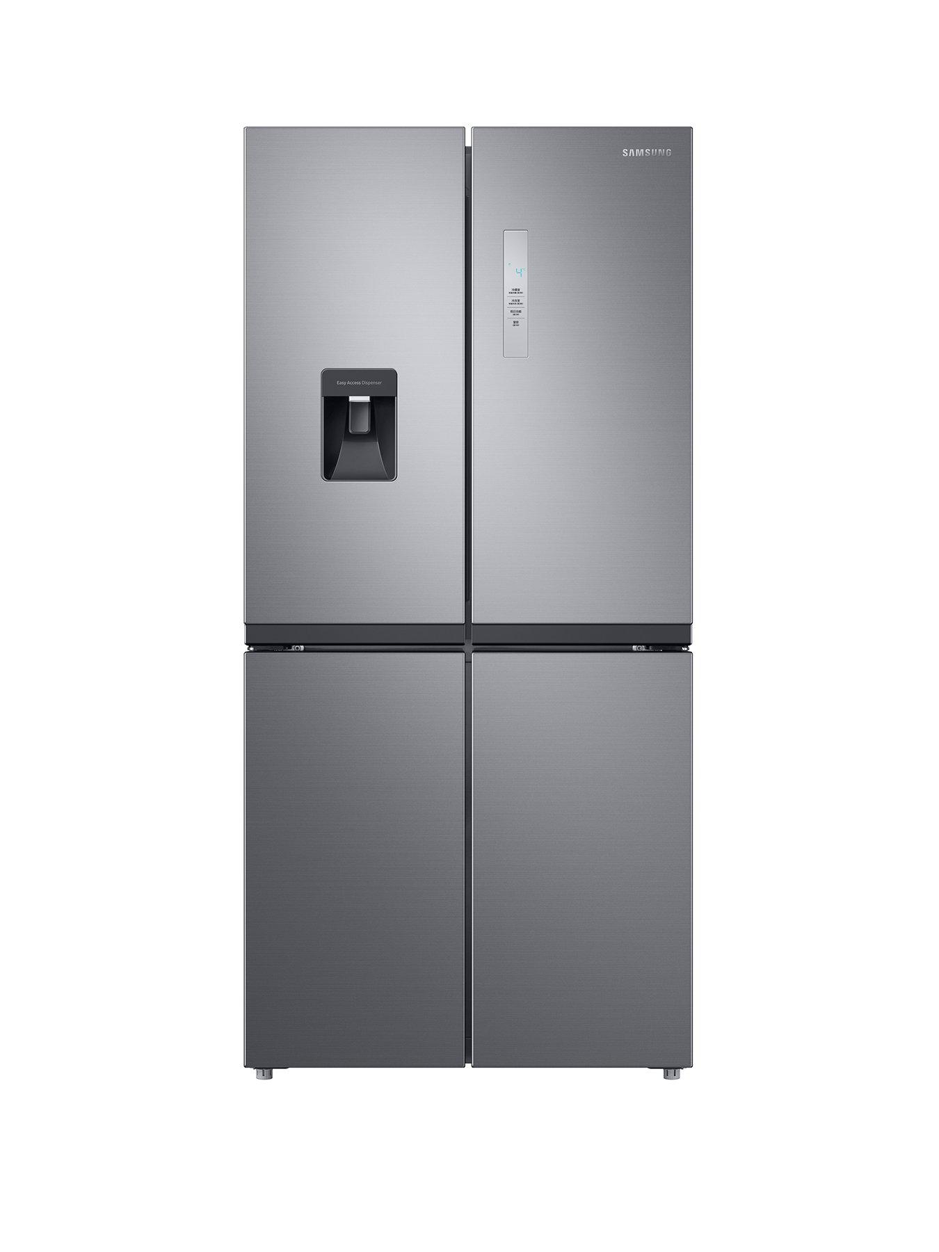 Samsung Series 8 RF48A401EM9/EU French Style Fridge Freezer with SpaceMax - E Rated - Gentle Silver Matt