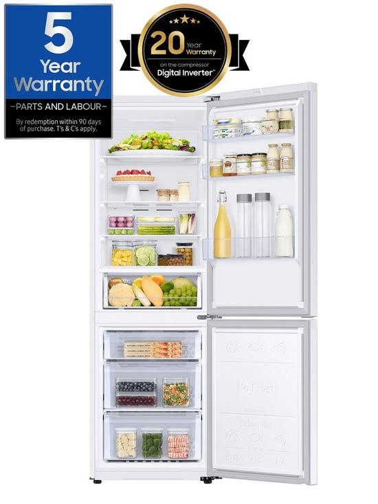 stillFront image of samsung-rb7300tnbsprb34c600ewweunbsp4-series-frost-free-classic-fridge-freezer-with-all-around-cooling-e-rated-white