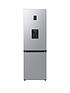  image of samsung-rb7300tnbsprb34c652esaeunbsp4-series-frost-free-classic-fridge-freezer-with-non-plumbed-water-dispenser-e-rated-silver
