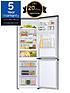  image of samsung-rb7300tnbsprb34c652esaeunbsp4-series-frost-free-classic-fridge-freezer-with-non-plumbed-water-dispenser-e-rated-silver