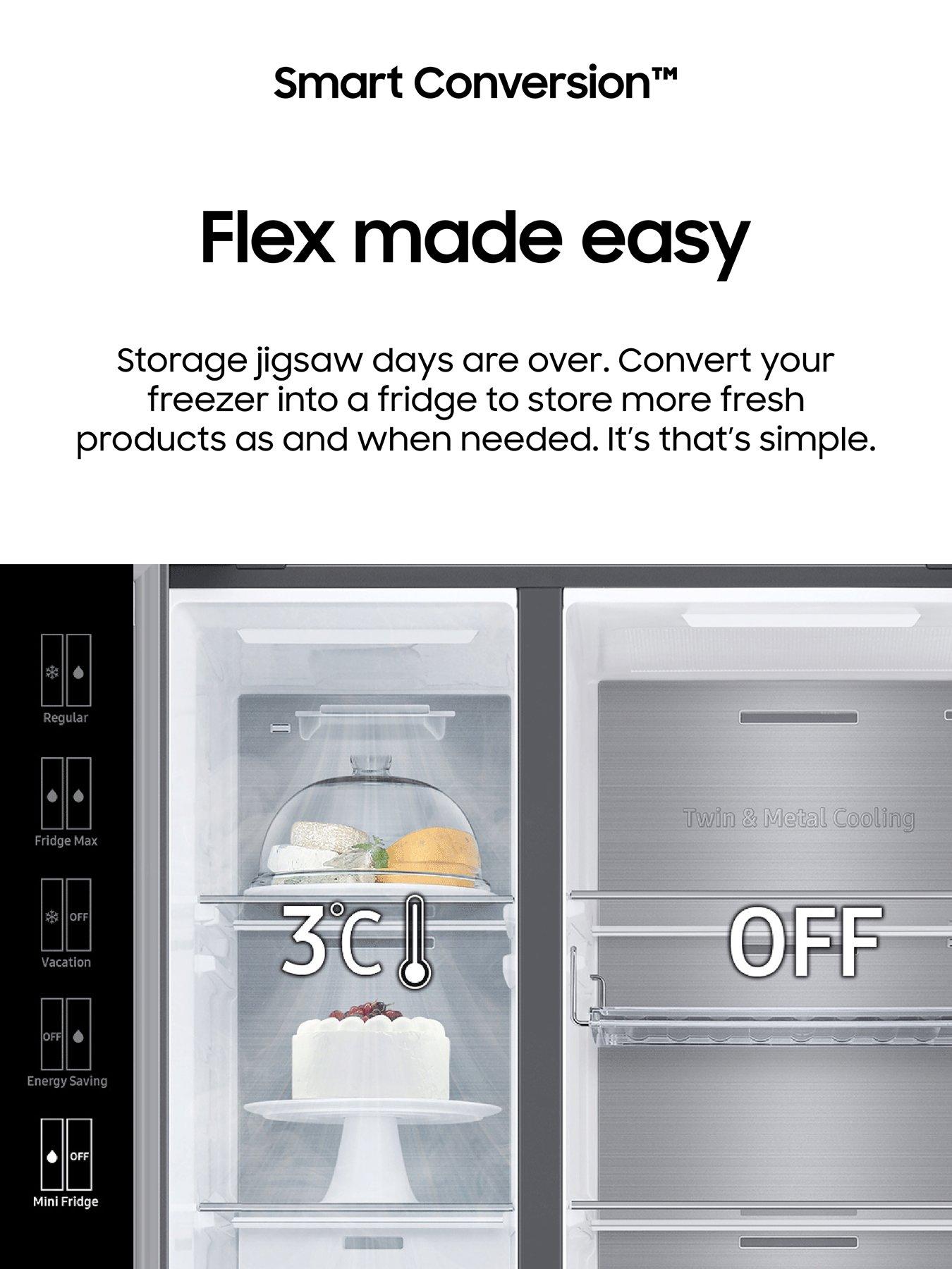 Image 5 of 8 of Samsung RS66A8101S9/EU Series 6&nbsp;American-Style Fridge Freezer with SpaceMax Technology - E Rated -&nbsp;Silver