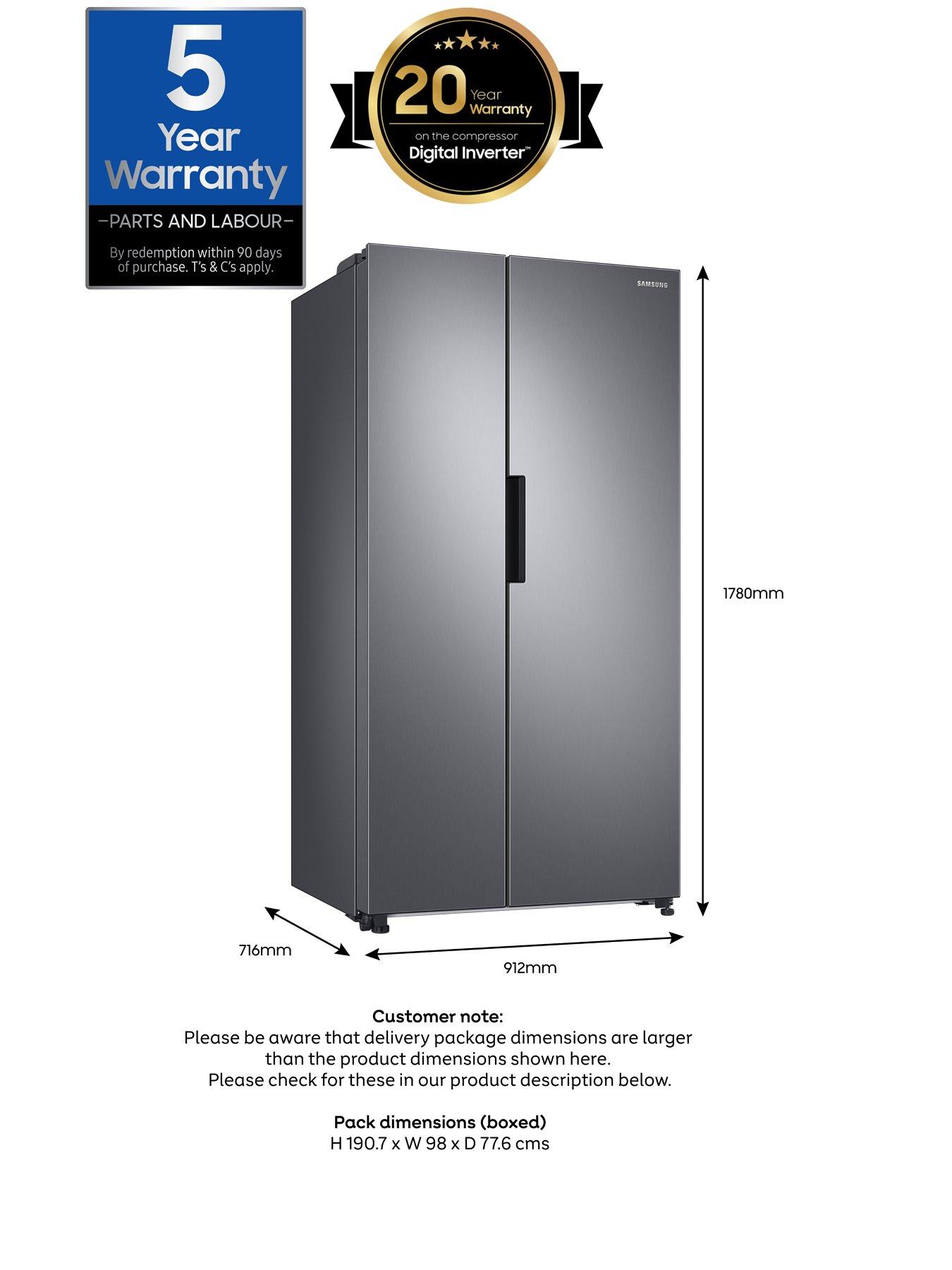 Image 7 of 8 of Samsung RS66A8101S9/EU Series 6&nbsp;American-Style Fridge Freezer with SpaceMax Technology - E Rated -&nbsp;Silver