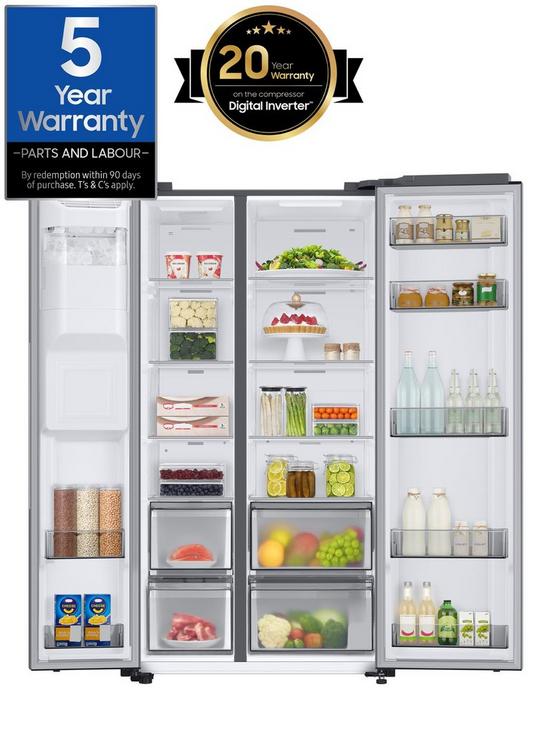 stillFront image of samsung-rs8000nbsprs68cg882es9eunbsp8-series-american-style-fridge-freezer-with-spacemax-technology-e-rated-silver