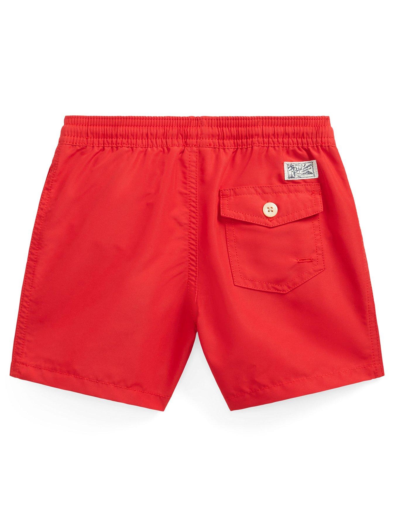 Polo ralph lauren red shorts deals