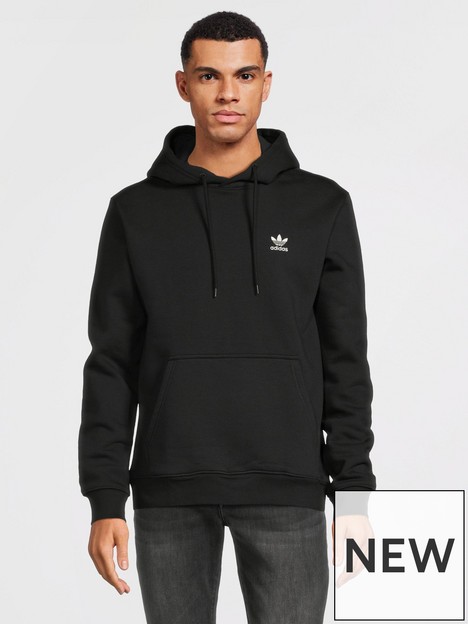 adidas-originals-mens-essential-trefoil-hoodie-nbsp--black